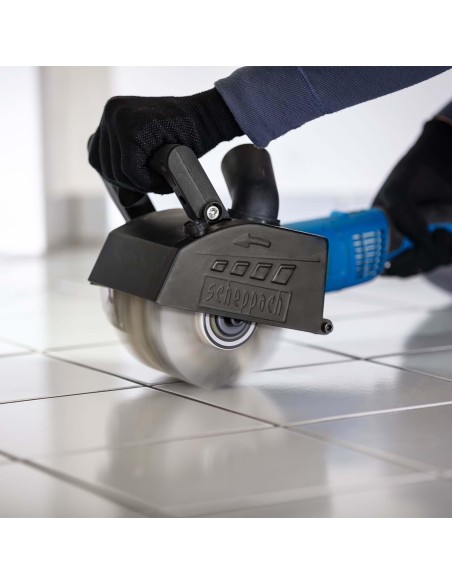 3 - Brosse abrasif en fibre plastique 100 x 125 pour surfaceuse Scheppach mrs1300