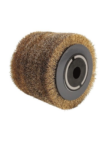 1 - Brosse metallique 100 x 125 pour surfaceuse Scheppach mrs1300