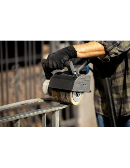 2 - Brosse metallique 100 x 125 pour surfaceuse Scheppach mrs1300