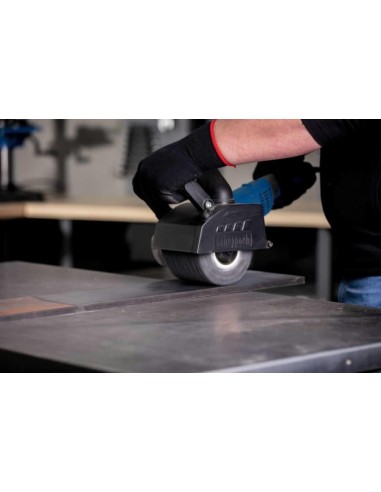 2 - Brosse en carbure de silicium 100 x 125 pour surfaceuse Scheppach mrs1300