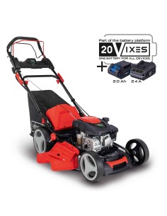 1 - Tondeuse a gazon a essence demarrage electrique 173cc 51cm Scheppach ms173-51e