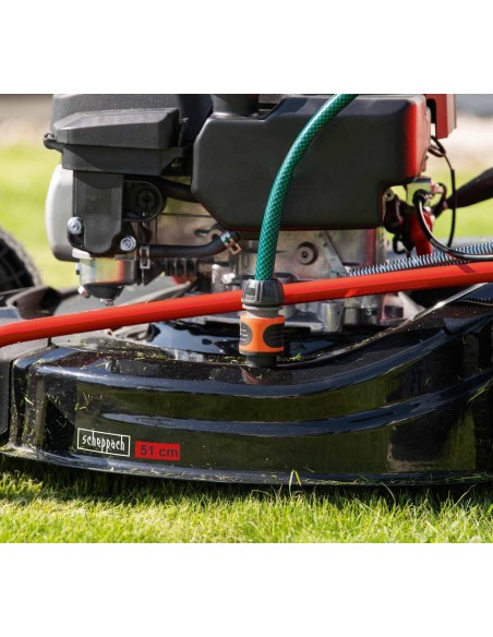 5 - Tondeuse a gazon a essence demarrage electrique 173cc 51cm Scheppach ms173-51e