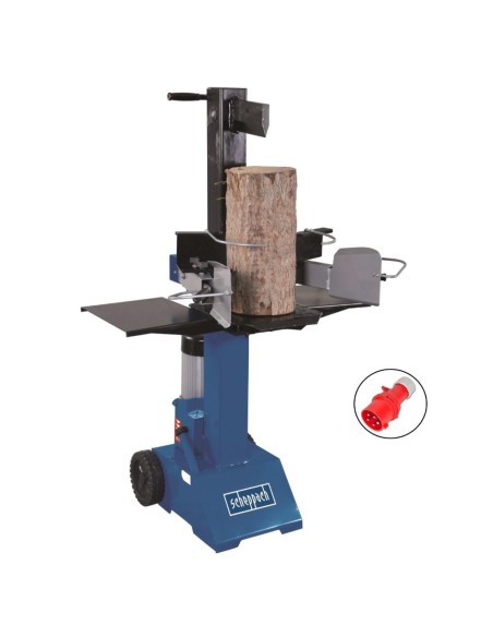 1 - Fendeur de buches electrique vertical 8 tonnes 3500w Scheppach hl810 400v