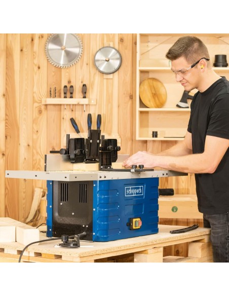 Fresatrice toupie da banco per legno Scheppach hf60