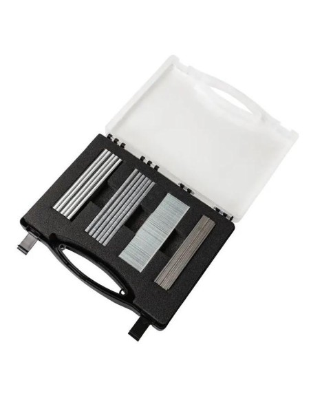 1 - Assortiment d'agrafes et clous Scheppach pour agrafeuse-cloueuse pneumatique