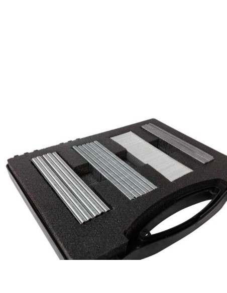 3 - Assortiment d'agrafes et clous Scheppach pour agrafeuse-cloueuse pneumatique