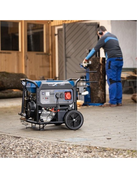 4 - Groupe electrogene a essence 5500w 12,2hp generateur Scheppach sg7100x