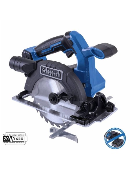 1 - Scie circulaire sans balais 20v 165mm sans batterie ixes Scheppach bc-hcs165-x