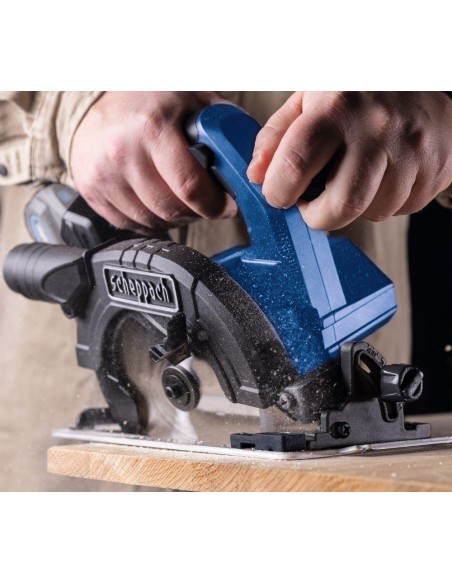 4 - Scie circulaire sans balais 20v 165mm sans batterie ixes Scheppach bc-hcs165-x