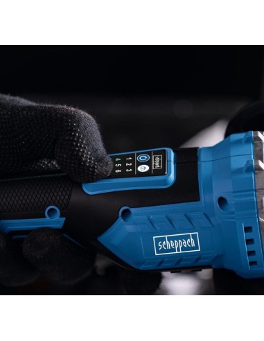 Meuleuse d'angle sans balais 20v sans batterie ixes Scheppach bc-ag125-x