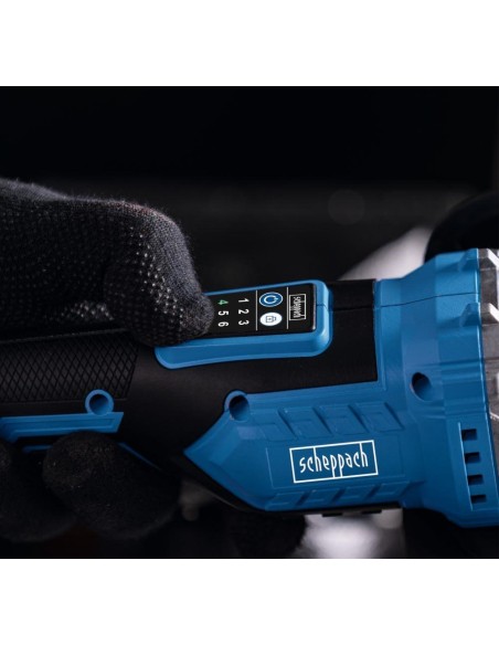 Meuleuse d'angle sans balais 20v sans batterie ixes Scheppach bc-ag125-x