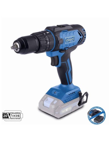 1 - Perceuse a percussion 20v sans batterie ixes Scheppach c-cd45-x