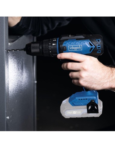2 - Perceuse a percussion 20v sans batterie ixes Scheppach c-cd45-x