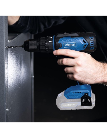 2 - Perceuse a percussion 20v sans batterie ixes Scheppach c-cd45-x