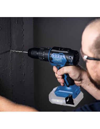 2 - Perceuse a percussion sans balais 20v sans batterie ixes Scheppach bc-cd60-x