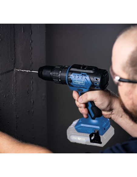 2 - Perceuse a percussion sans balais 20v sans batterie ixes Scheppach bc-cd60-x