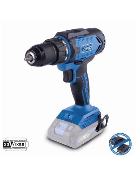1 - Perceuse visseuse 20v sans batterie ixes Scheppach c-dd45-x