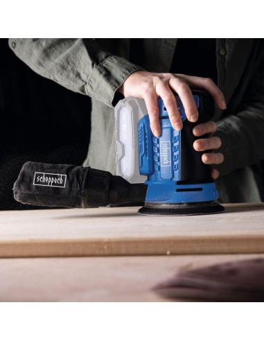 2 - Ponceuse orbitale 20v diametre 125mm sans batterie ixes Scheppach c-obs125-x