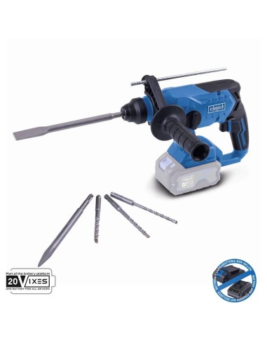 1 - Marteau perforateur sans balais 20v sans batterie ixes Scheppach bc-rhd230-x
