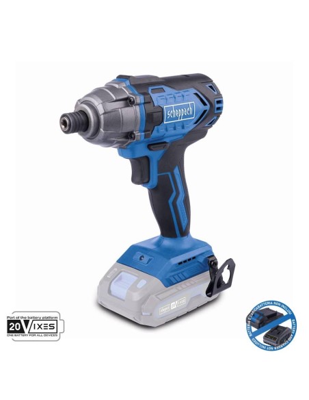 1 - Cle a chocs 1/4 20v sans batterie ixes Scheppach c-id180-x