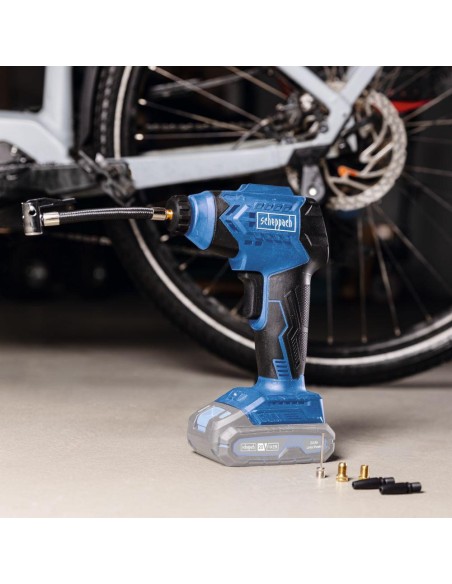 Compresseur portable 20v 7bar sans batterie ixes Scheppach c-ac20-x