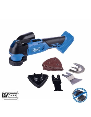 Outil multifonction 20v sans batterie ixes Scheppach c-mt40-x