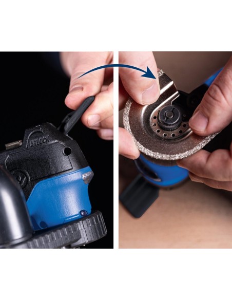 Outil multifonction 20v sans batterie ixes Scheppach c-mt40-x