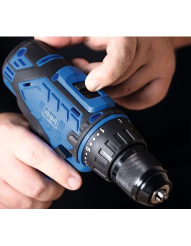 4 - Perceuse visseuse 20v 74pcs 1 batterie chargeur ixes Scheppach c-dtb74/1-x