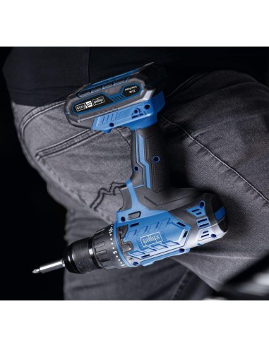 5 - Perceuse visseuse 20v 74pcs 1 batterie chargeur ixes Scheppach c-dtb74/1-x