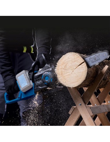 Tronconneuse sans balais 2x20v 33,5cm sans batterie ixes Scheppach bc-cs355duo-x