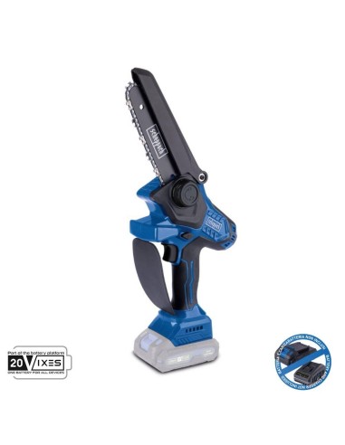 Scie elagueuse sans balais 20v 153mm sans batterie ixes Scheppach bc-ps150-x