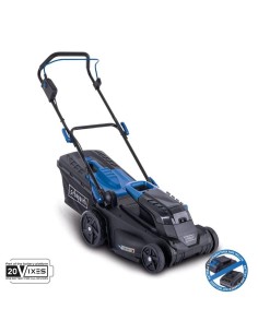 1 - Tondeuse a gazon brushless 2x20v 38cm sans batterie ixes Scheppach bc-mp380-x