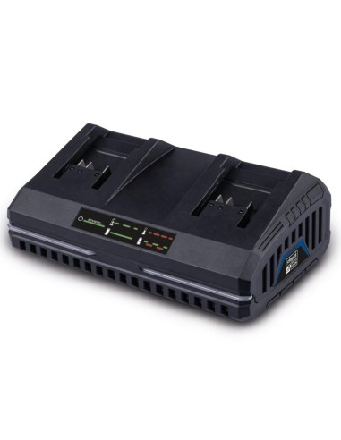 Chargeur de batterie rapide double 20v pour batteries ixes Scheppach sdbc4.5a