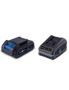 Kit demarrage avec batterie et chargeur 20v 2,0ah serie ixes Scheppach sbsk2.0