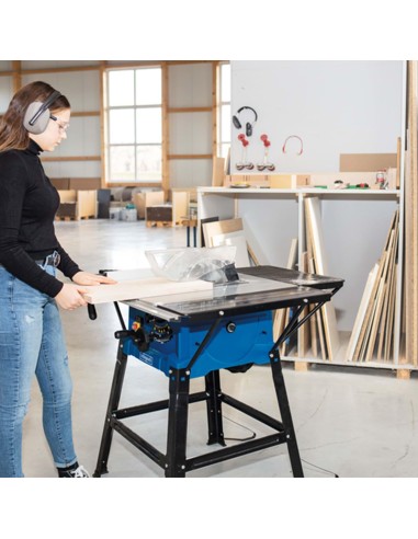 2 - Table de scie circulaire 2000w avec disque 254 mm Scheppach hs110