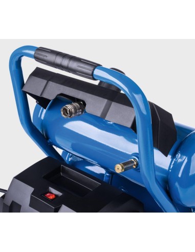 2 - Compresseur d'air 7,5 lt 8bar 750 w Scheppach hc10-twin