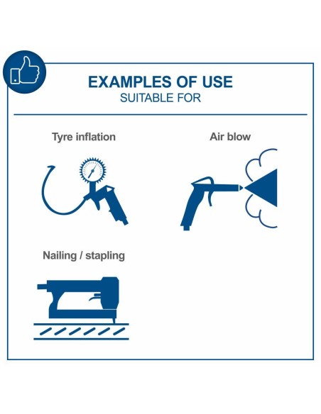 3 - Compresseur d'air 7,5 lt 8bar 750 w Scheppach hc10-twin