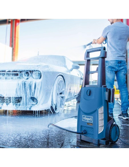 3 - Nettoyeur haute pression a eau froide 180 bar 480 l/h 2400 w Scheppach hce2600