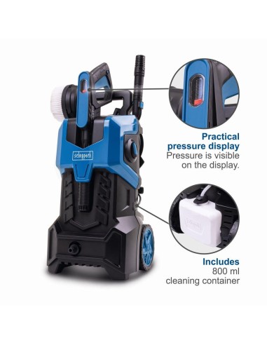 Idropulitrice 180 bar Scheppach hce3000 acqua fredda 480 l/h 2400W