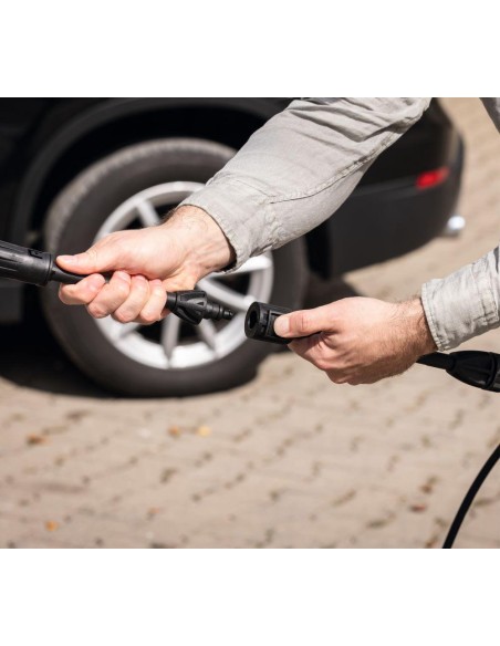 5 - Nettoyeur haute pression a eau froide 110 bar 390 l/h 1400 w Scheppach hpc1400