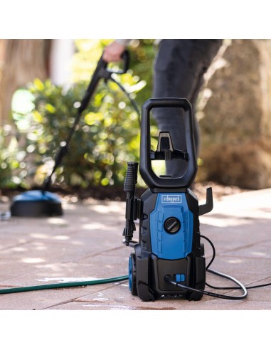 2 - Nettoyeur haute pression a eau froide 135bar 420l/h 1600w Scheppach hpc1600