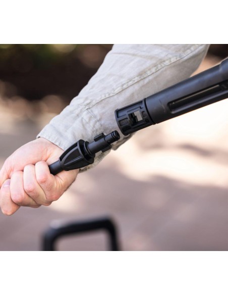 3 - Nettoyeur haute pression a eau froide 135bar 420l/h 1600w Scheppach hpc1600