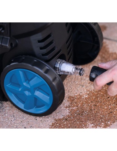 4 - Nettoyeur haute pression a eau froide 135bar 420l/h 1600w Scheppach hpc1600