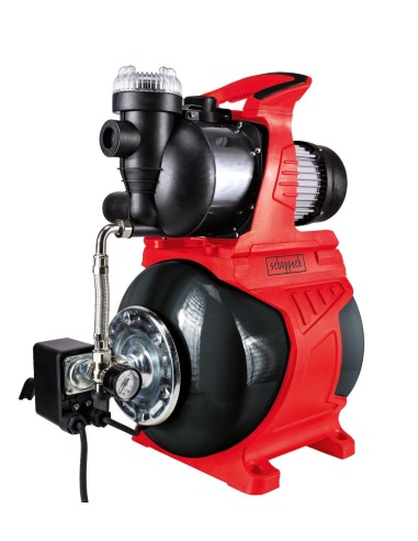 Pompe electrique de jardin 1000 w 4300 l/h reservoir 19 l Scheppach hww1000
