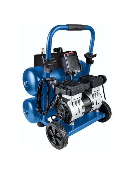 3 - Compresseur d'air super silencieux 20 lt 10 bar Scheppach hc20si-twin