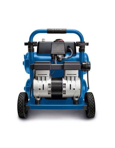 4 - Compresseur d'air super silencieux 20 lt 10 bar Scheppach hc20si-twin