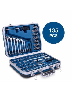 1 - Mallette a outils 135 pieces Scheppach tb170