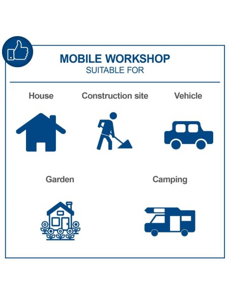 5 - Mallette a outils 233 pieces Scheppach tb235