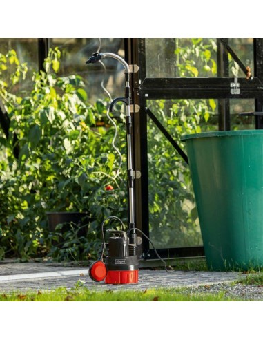 2 - Pompe electrique submersible pour tonneaux eau claire 5500 l/h Scheppach rbp350