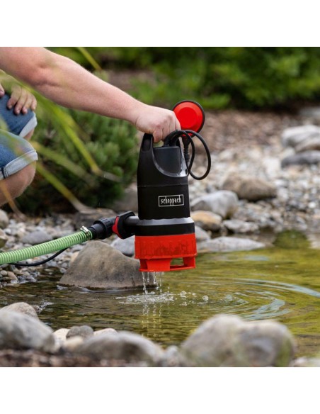 3 - Pompe electrique submersible eau claire et eau foncee 20000 l/h Scheppach dwp750